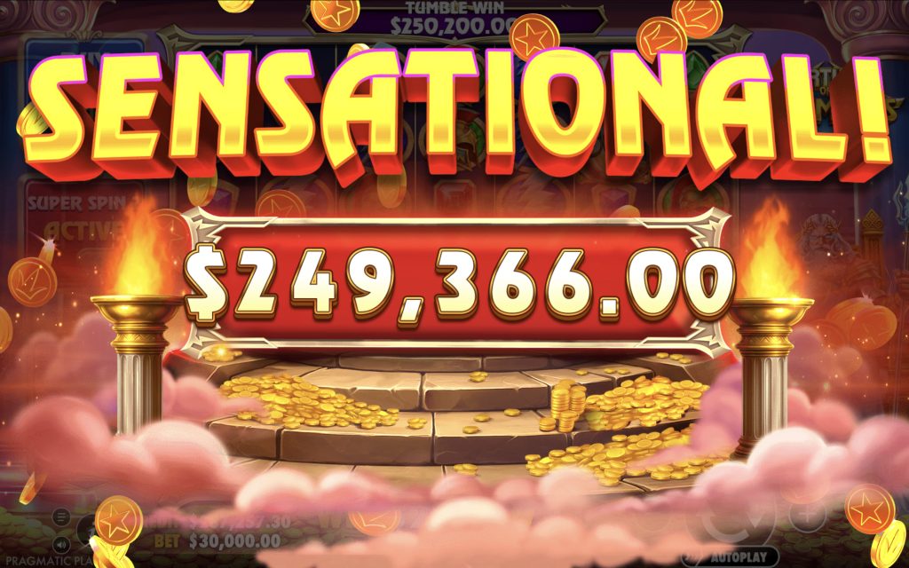 fortune of olympus max win